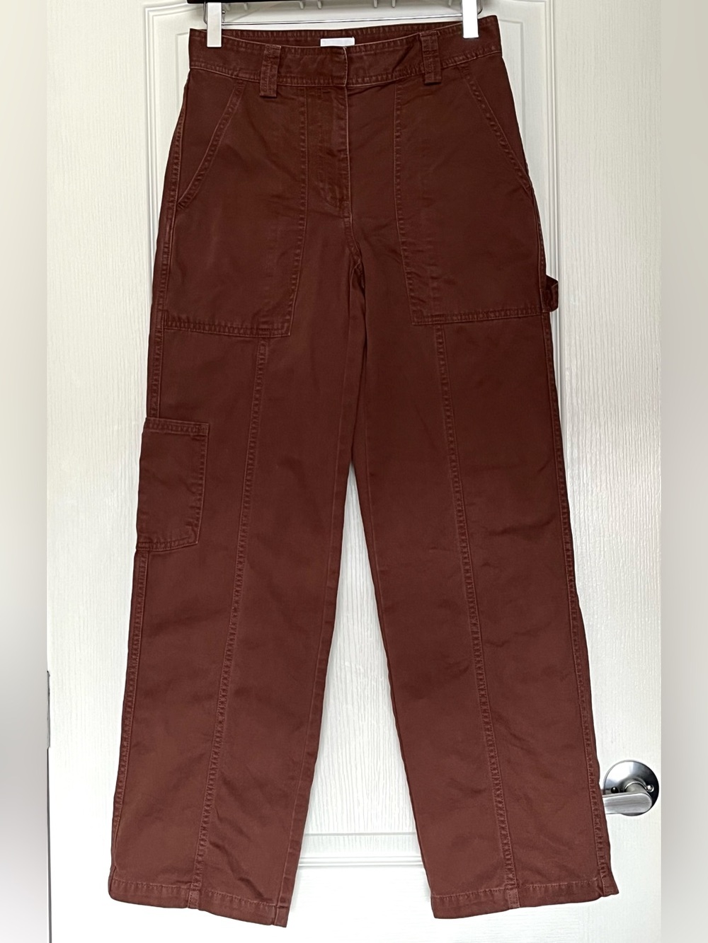 Aritzia Sunday Best New Oscar Carpenter Pants Cognac Brown Size 2